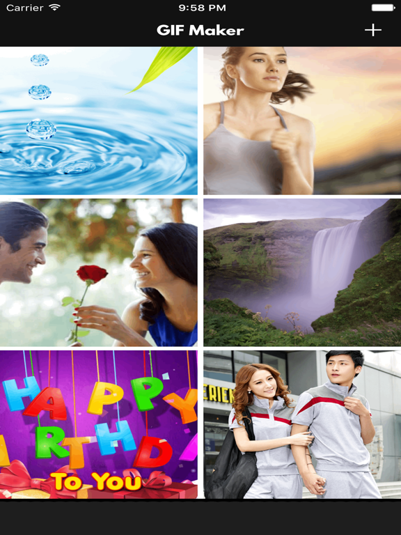 GIF Maker - Photo Video Editor iPad screenshot