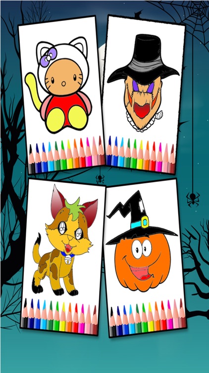 Happy Halloween Coloring Book screenshot-3