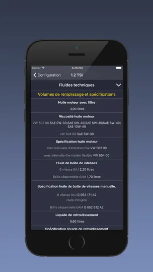 Capture d'écran de VAG Service - Audi, Porsche, Seat, Skoda, VW. sur iPhone 5