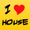 Icon I love House - techno house music radio