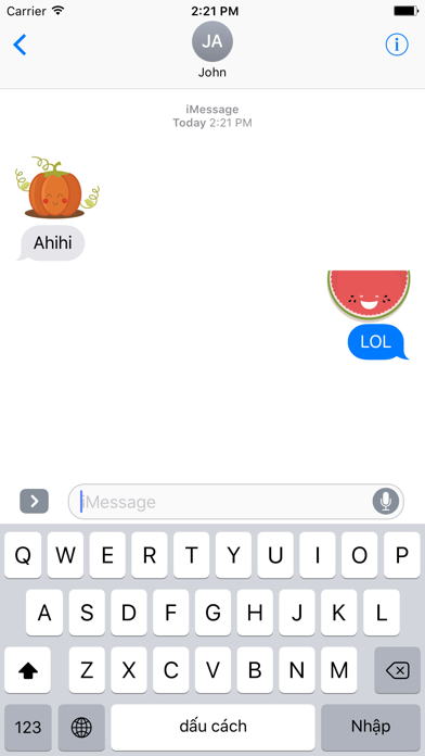 Screenshot #2 pour Happy Fruit  - Fx Sticker