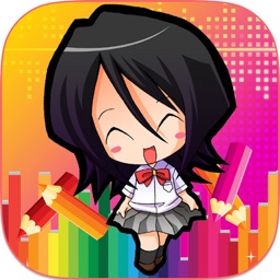 Anime Manga Coloring Book - Dessin animé