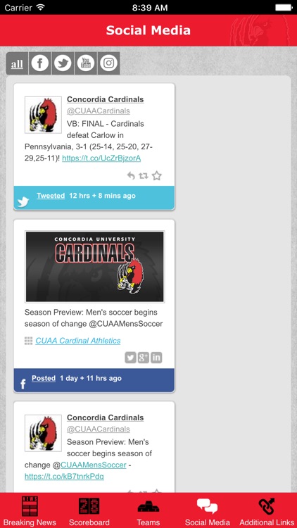 Concordia Cardinals Athletics screenshot-4