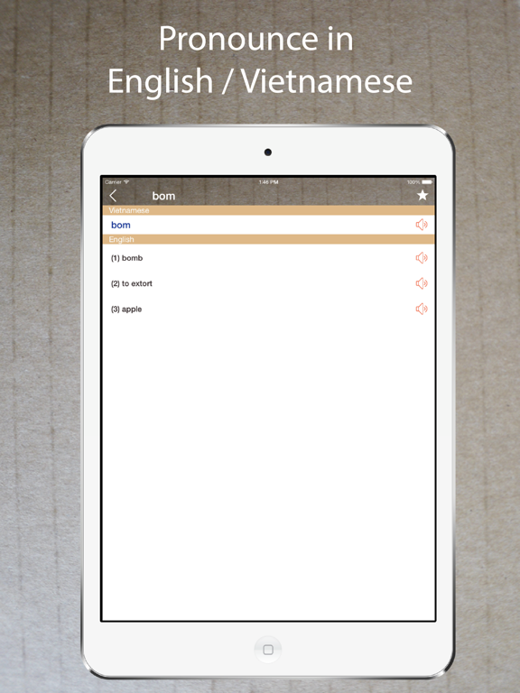 Screenshot #5 pour Vietnamese English Dictionary*