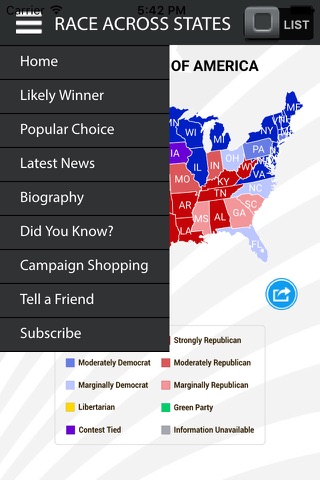 US Presidential Election 2016 - Polls screenshot 2