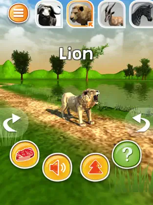 Screenshot 1 Animal Simulador 3D- León etc. iphone