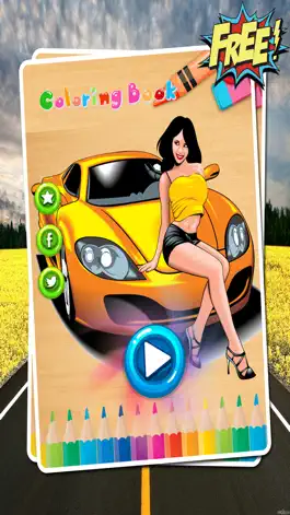 Game screenshot Car Coloring Book - car painting for kids toddlers and preschoolers kindergarten free games mod apk