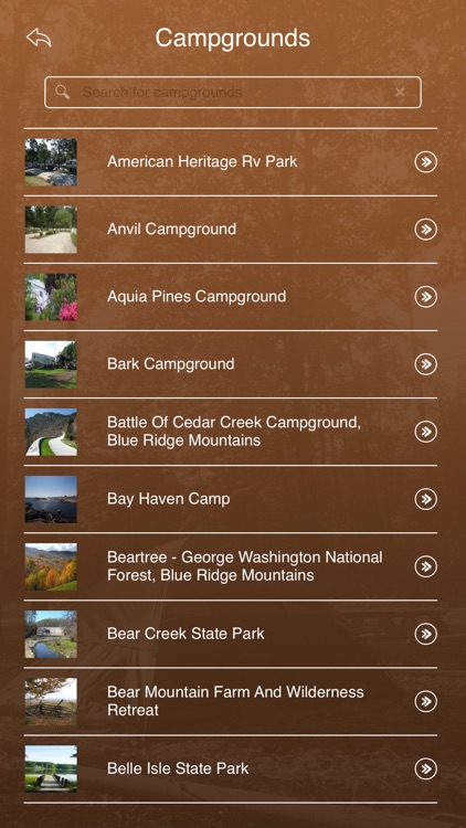 Virginia Camping Locations