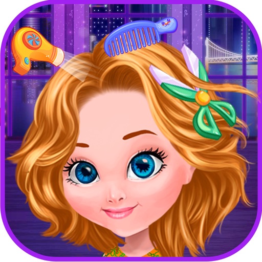 Little Princess Hair Salon - Make Your Own Hair Style For Kids iOS App