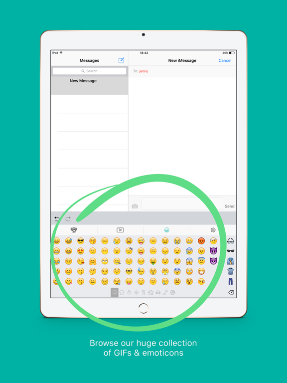 Screenshot #6 pour ChimpKey -  Internet Search Keyboard