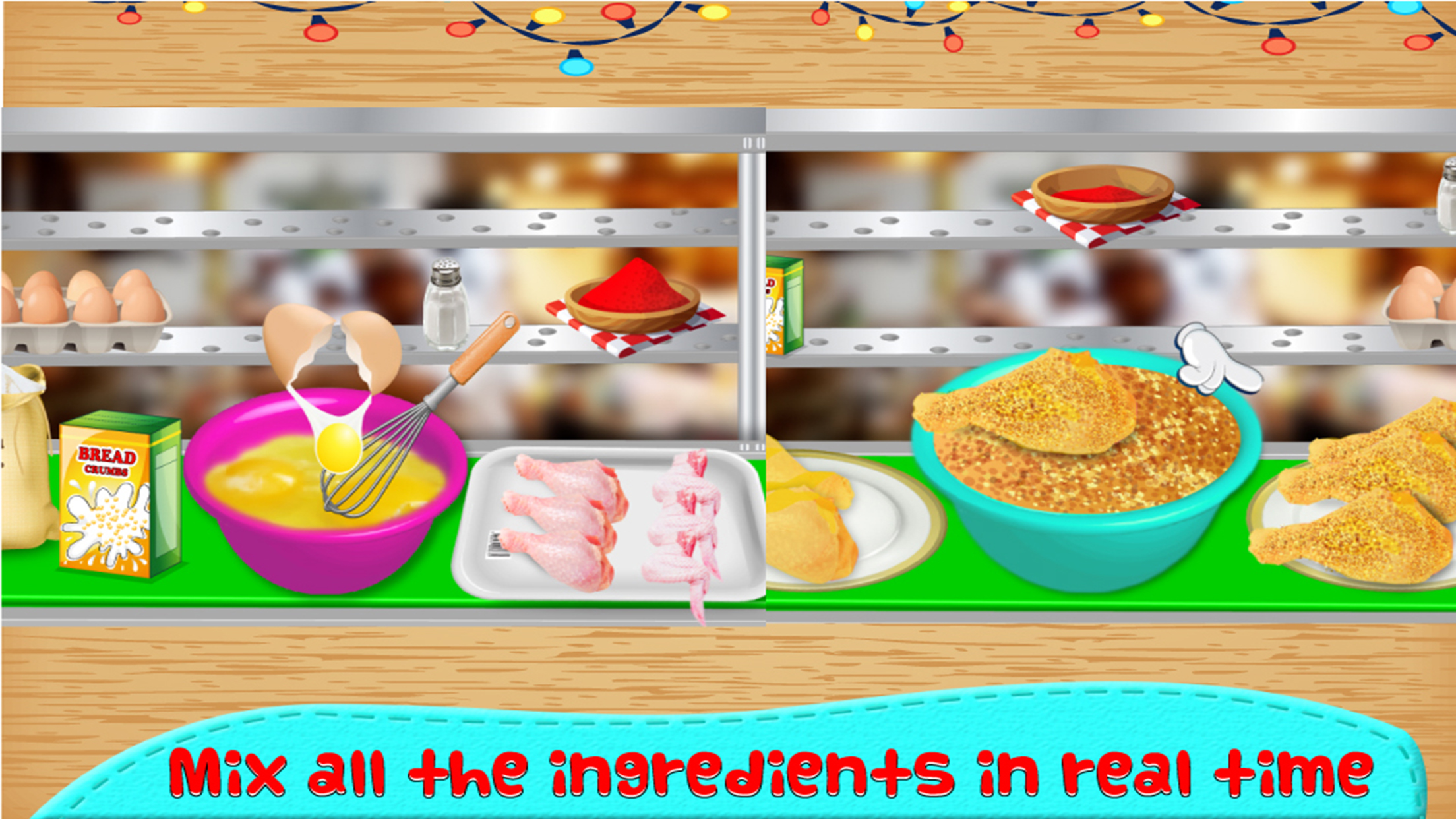 Chicken Deep Fry Maker Cook - A Fast Food Madness
