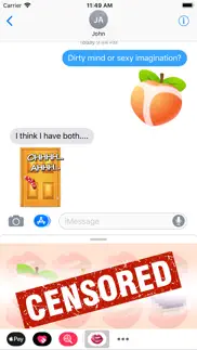 dirtymojis dirty emoji sticker iPhone Captures Décran 1