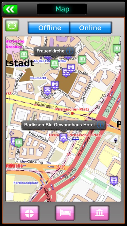 Dresden Offline Map Travel Guide