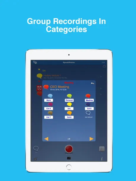 SpeakNotes - Audio Recorder.
