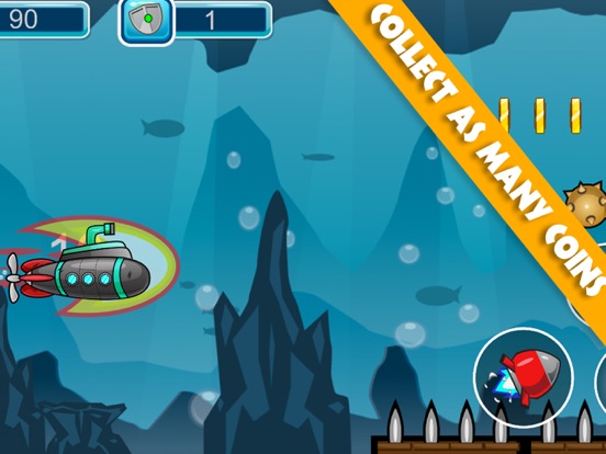 Screenshot #6 pour Submarine Adventure: Under The Water Ocean Game