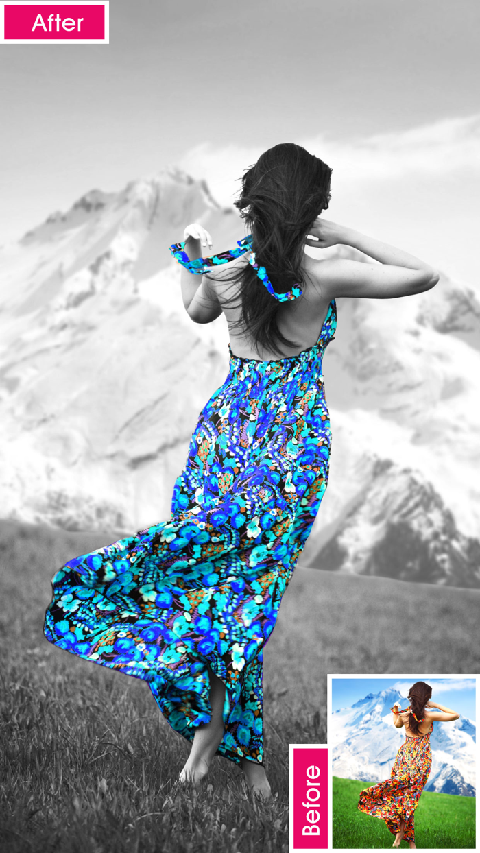 KingSplash - Photo color and recolor splash effect