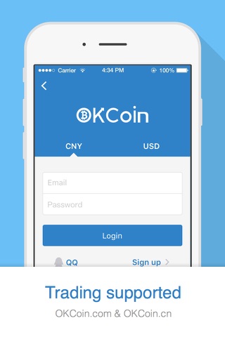 Okcoin - Buy Bitcoin & Crypto screenshot 2