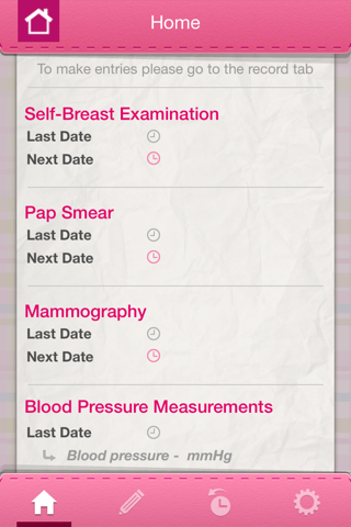 Women's Health Diary screenshot 4