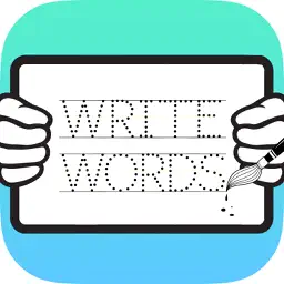 Write English Words HD: Learn to write from A-Z and number from 1-10, free games for children app icon