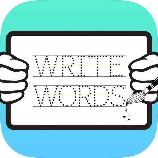 Write English Words HD: Learn to write from A-Z and number from 1-10, free games for children iOS App