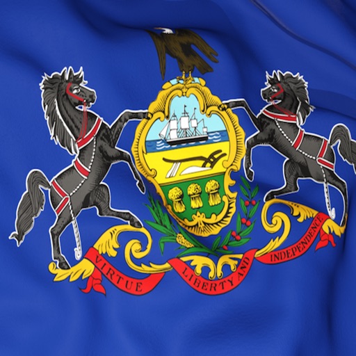 Pennsylvania Flag Stickers