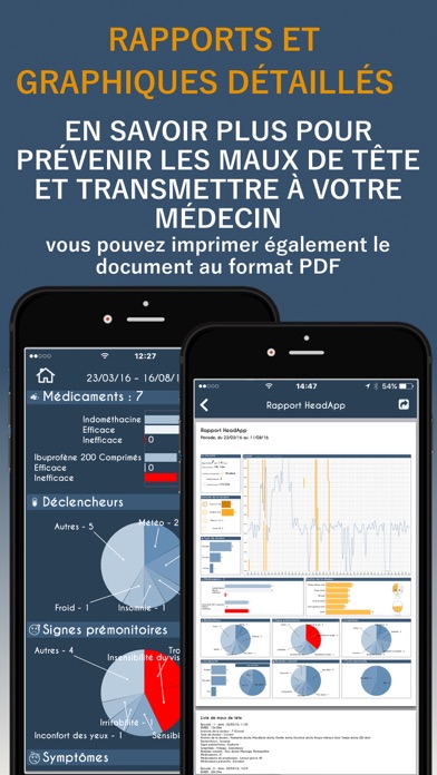 Screenshot #3 pour HeadApp  journal maux de tête