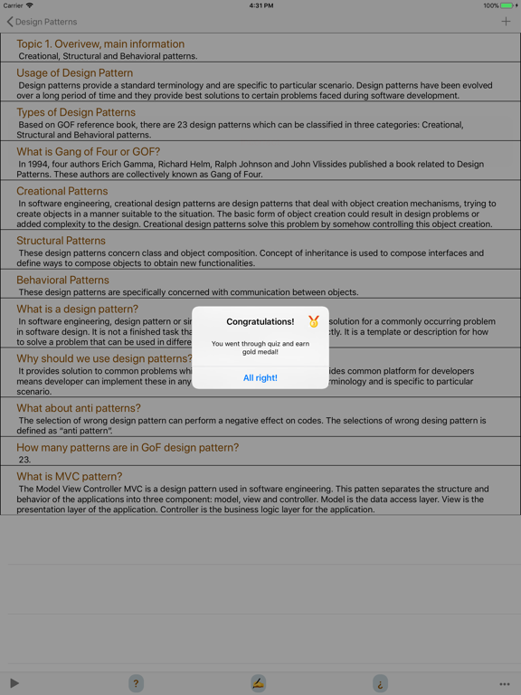 Design Patterns Interview