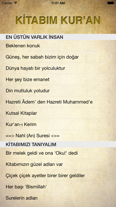 Screenshot #1 pour Kitabım Kur'an
