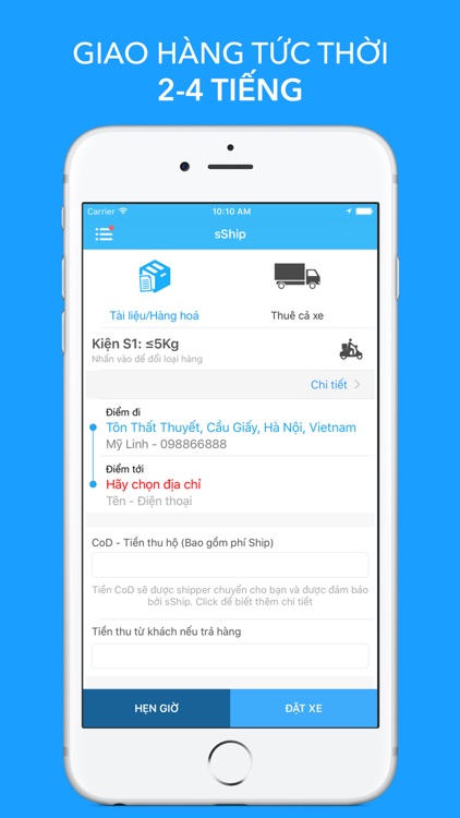 sShip - Công Nghệ Vận Chuyển