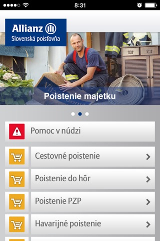 Allianz – Slovenská poisťovňa screenshot 2