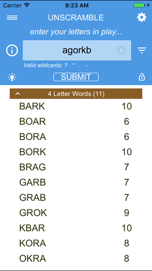 ‎Unscramble Letters on the App Store