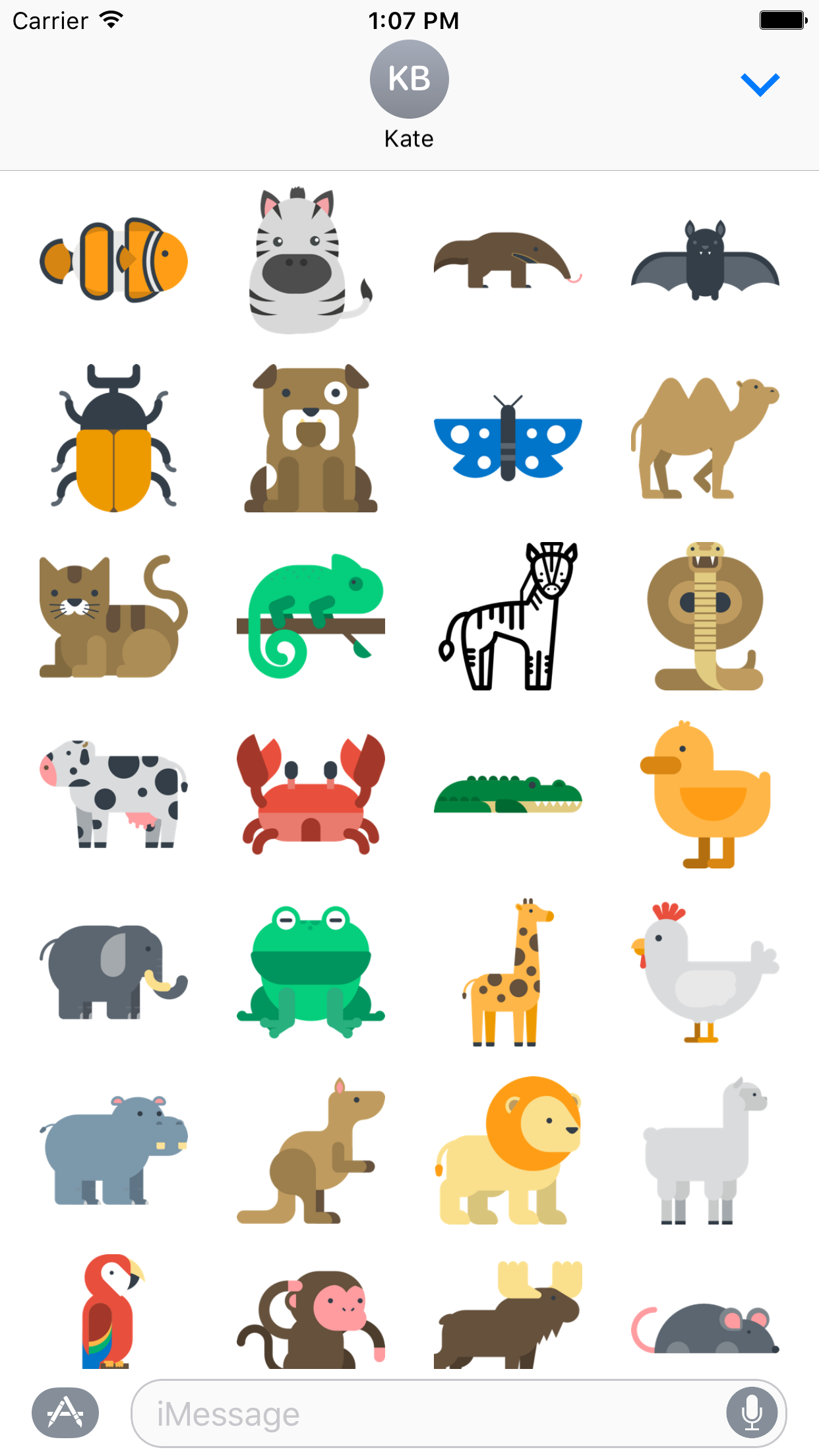 Animal Sticker Set screenshot 5