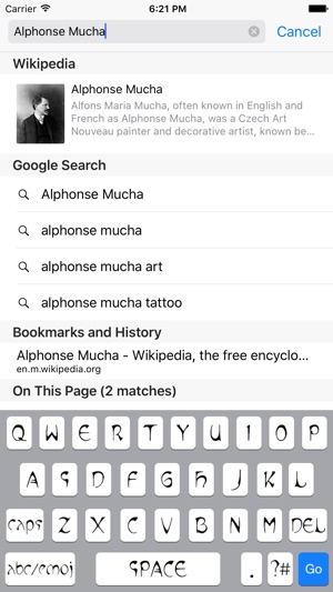 Alphonse Mucha Keyboard(圖2)-速報App