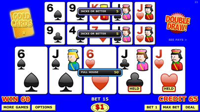 How to cancel & delete Double Draw Poker Triple Play from iphone & ipad 1