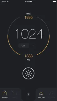 light meter - lux and foot candle measurement tool iphone screenshot 4