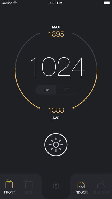 Light Meter - lux and foot candle measurement toolのおすすめ画像4