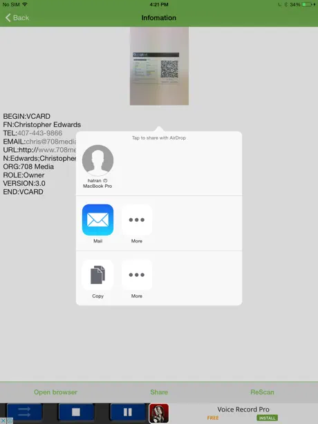 QR code reader – speeding, correct, free app