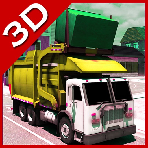 City Garbage Pickup Truck Driving Simulator icon