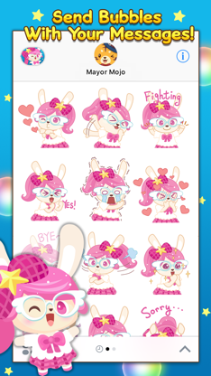 Bubbles Pop Stickers screenshot 2
