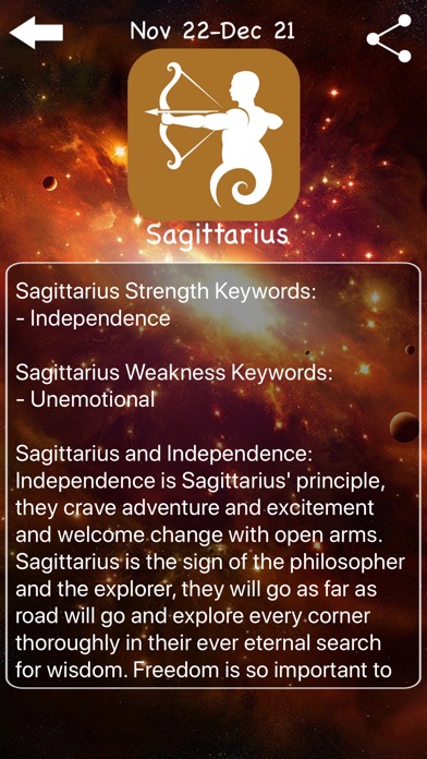 Astrology Zodiac Sign Fun Fact screenshot 3