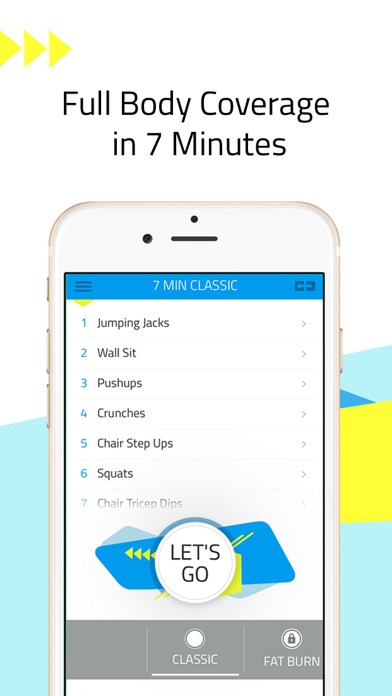 Screenshot #2 pour 7 minute workout challenge.