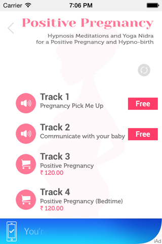 Positive Pregnancy: Hypnobirthing Meditations screenshot 3