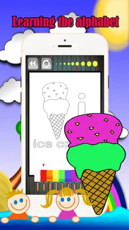 Game screenshot English Alphabet Coloring Book Fun Games For Kids hack