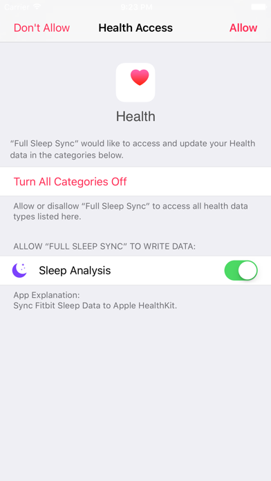 Sleep Sync for Fitbit screenshot1