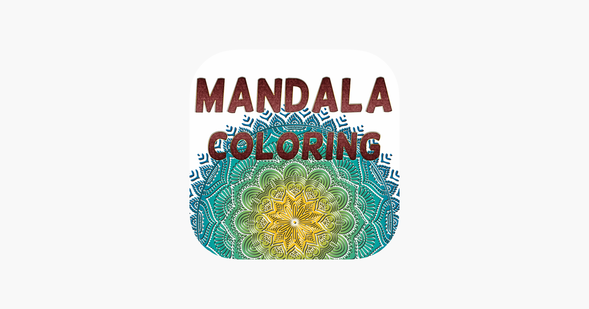Voksen Mandala Farve Bog Terapi Stress Relief i App Store