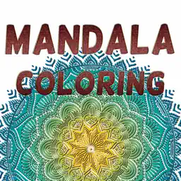 Adult Mandala Coloring Book Therapy Stress Relief app icon