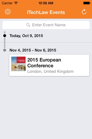 ITechLaw Events screenshot 2