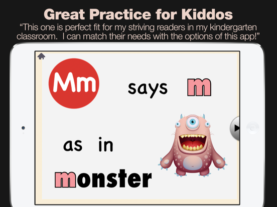 Beginning Sounds - Endless Phonics Reader iPad screenshot 5 - Education app