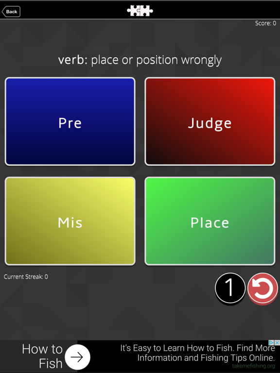 Screenshot #5 pour The Prefix & Suffix Game