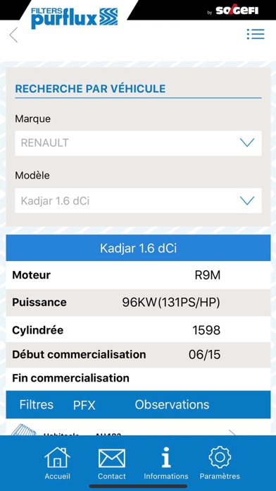 Screenshot #2 pour Purflux